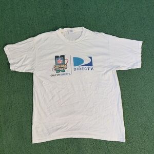 VINTAGE NFL Sunday Ticket x Direct TV Promo T Shirt Size Large
